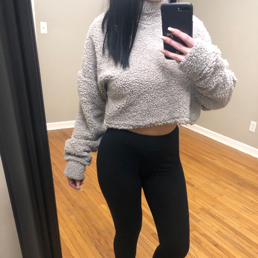 fluffy sweater